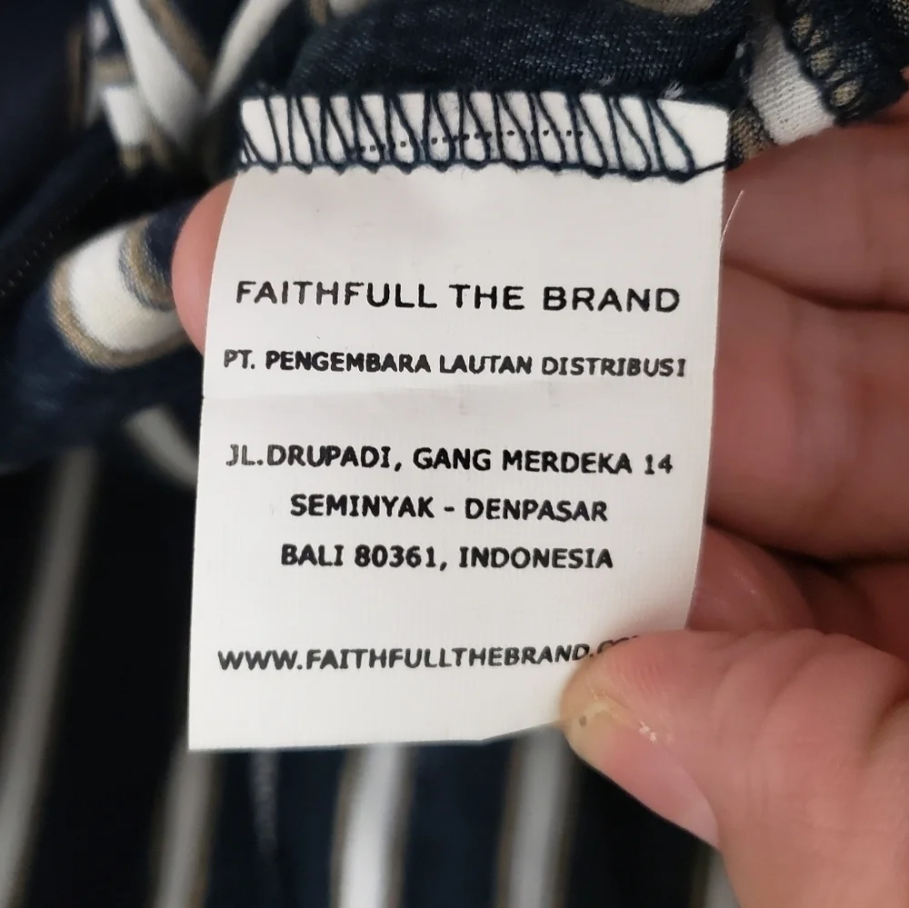 Faithfull the Brand striped jumpsuit S - Picture 5 of 13